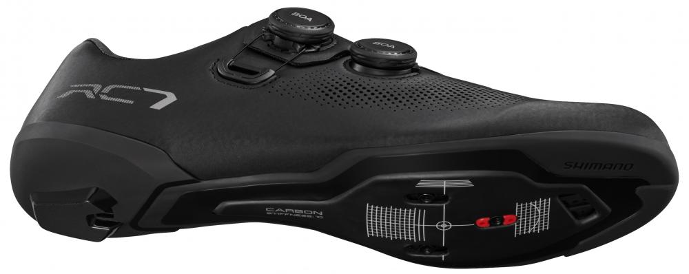 SHIMANO Fahrradschuhe RC703 Herren/Damen Road SPD-SL 40 Schwarz