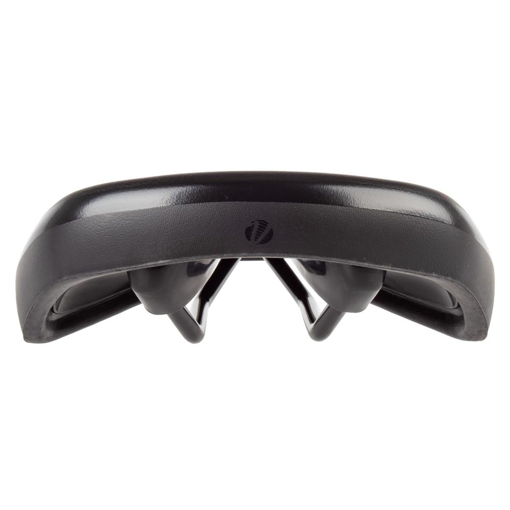 VELO Vacu V Sattel 248 × 168 mm schwarz nahtlos vakuumverschweißt, Stahl-Gestell, Channel & Arc-Tech Federung