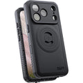 SP Connect Phone Case Xtreme iPhone 17 Pro Max, schwarzes, robustes, wasserdichtes Outdoor-Schutzcase mit Wassertropfen.