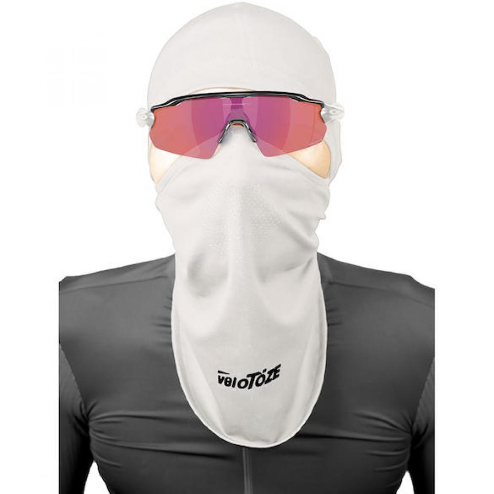 VeloToze Sturmhaube Balaclava weiß One Size Weiß - optimaler Kälteschutz für Raßahrer