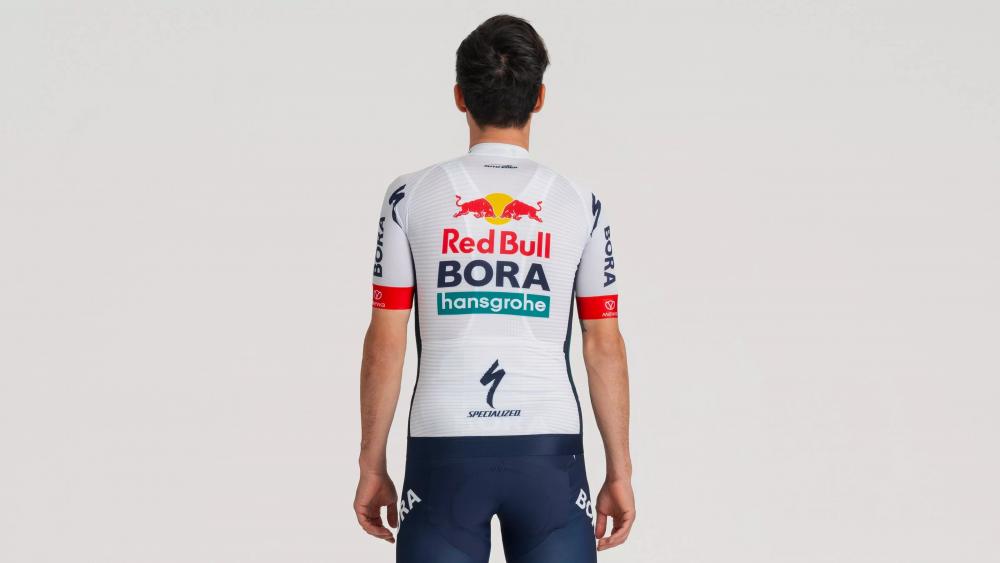 SPECIALIZED Bekleidung Red Bull-BORA-hansgrohe Short Sleeve Replica Jersey Team Replica Größe S offizielles Teamdesign atmungsaktives Funktionsmaterial für Rennradfahrer - Trikot