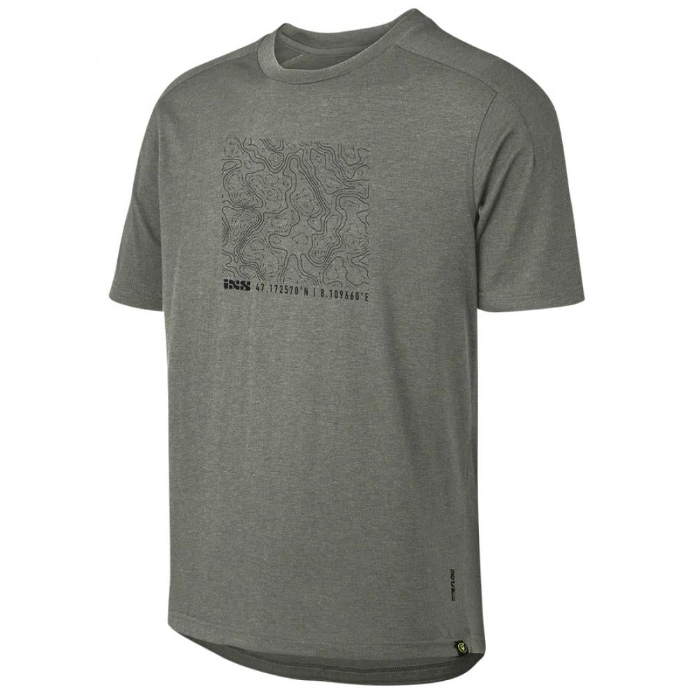 IXS Sports Division iXS Flow Kids Contour Tech Tee KS graphite - funktionelles Kinder Bike-Shirt