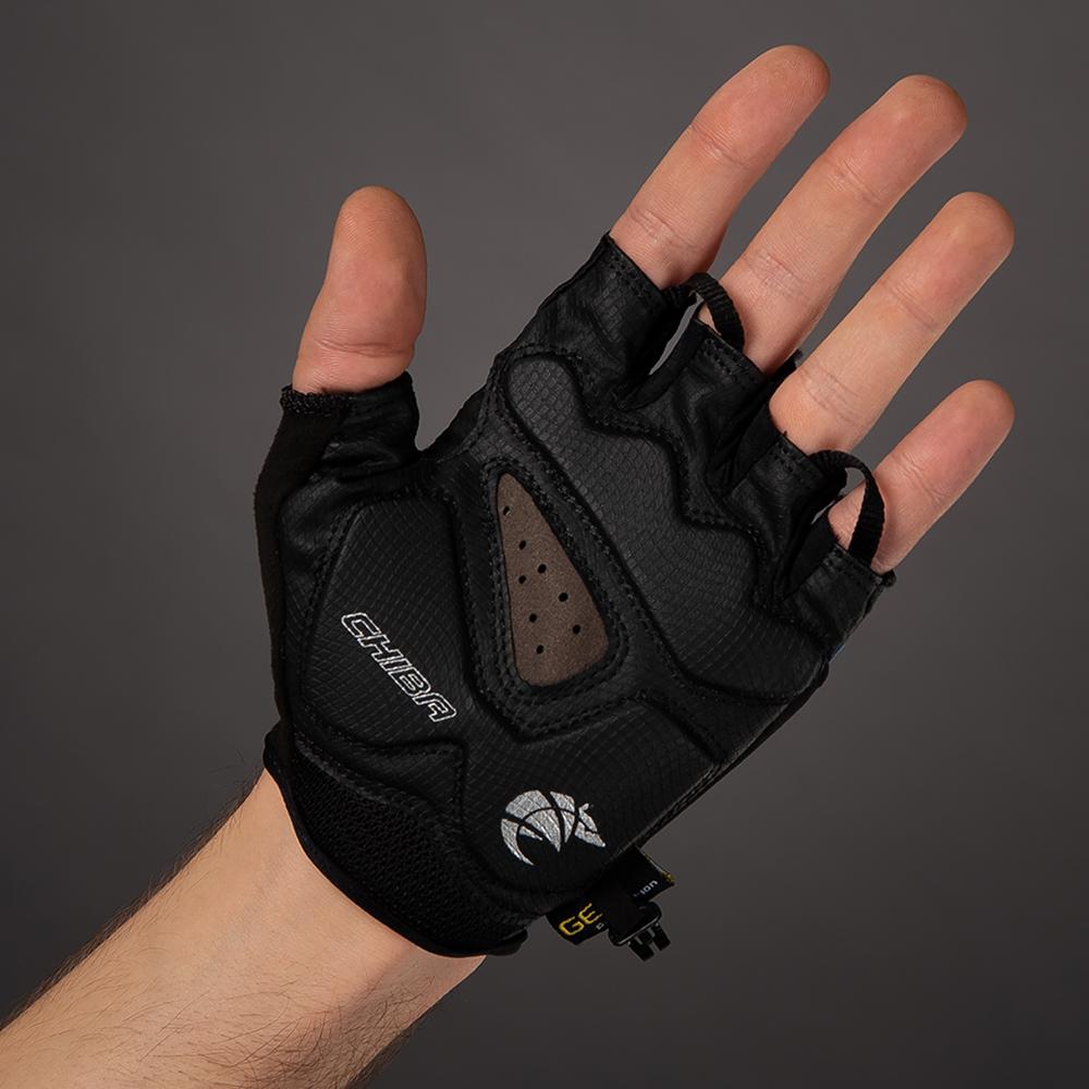 CHIBA Gel Premium - Radhandschuhe XXL dunkelgrau mit Gelpolsterung