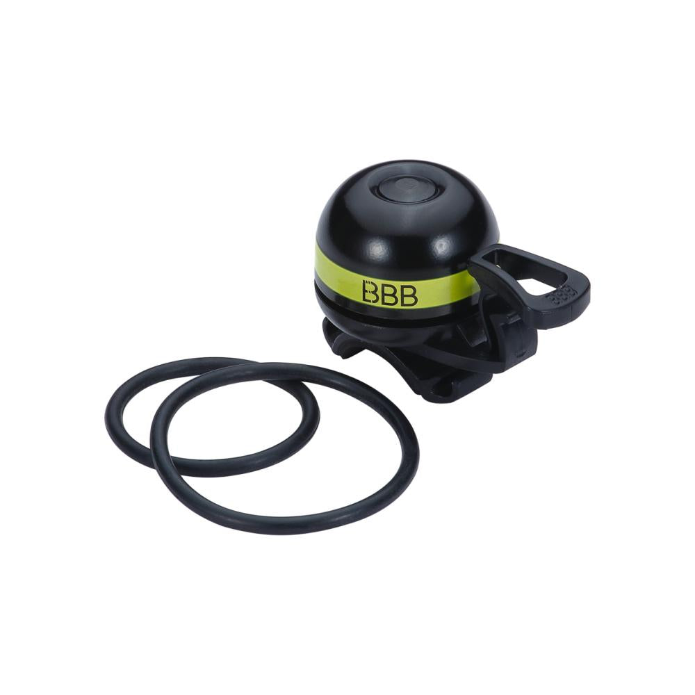 BBB Cycling BBB Klingel EasyFit Deluxe gelb One Size gelb - flexible Fahrradklingel mit Schnellverschluss