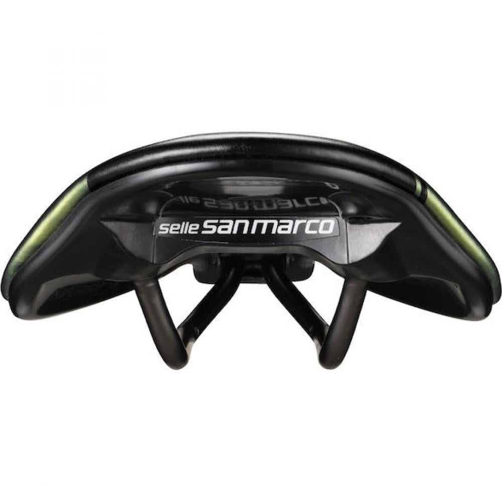 Selle San Marco Sattel Shortfit 2.0 Racing 155 x 255 mm Iridescent Gold - sportlicher Rennradsattel