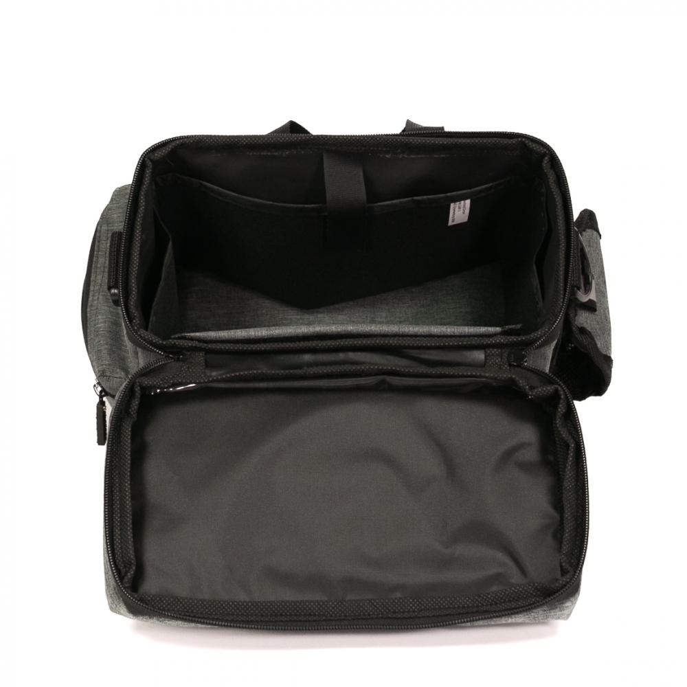 Haberland Lenkertasche 8l Max grau - praktische Lenkertasche mit KLICKfix-Halterung