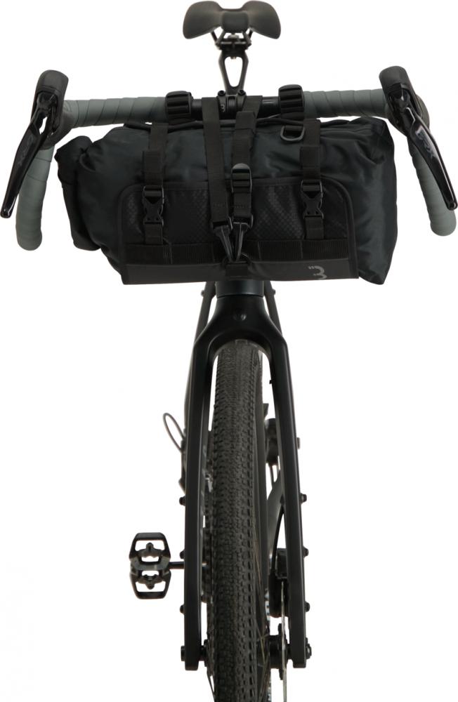 BBB Cycling Fahrradlenkertasche Front Fellow 28x16x16cm 10L schwarz - leichte, wetterfeste Lenkertasche