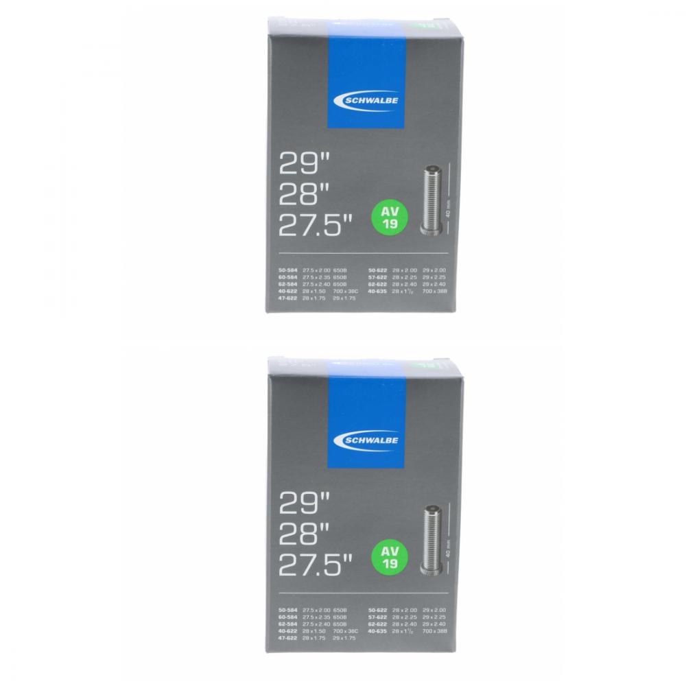 Schwalbe 2x Schlauch AV19 27,5/28/29x1.50-2.40