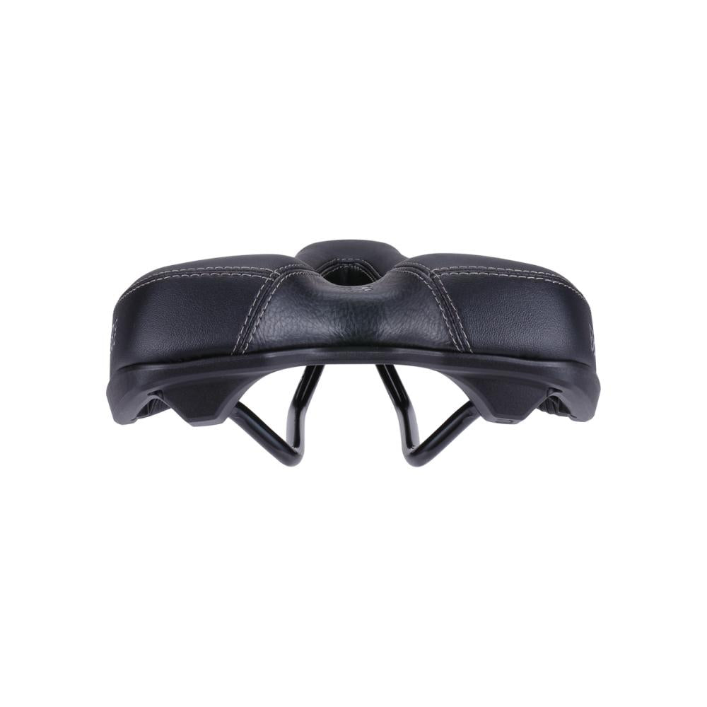 Schwarzer BBB SoftShape Active Tourensattel, 170x265, komfortabel für aktive Sitzposition.