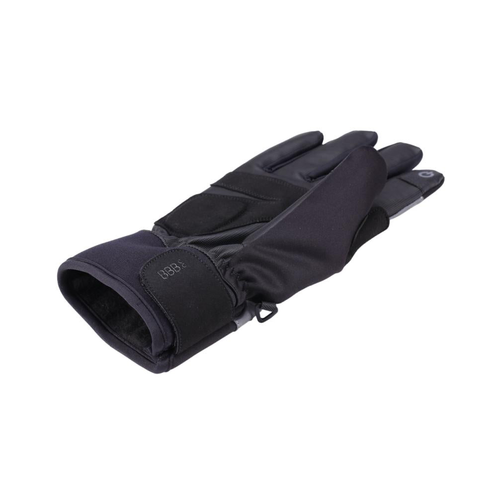 BBB Cycling ColdShield Winterhandschuh schwarz, reflektierend, für warmen Wetterschutz im Winter.