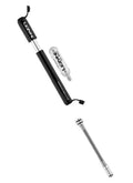Lezyne Minipumpe High-End CNC Pressure Drive CFH AV/SV 120psi/8bar schwarz/weiß