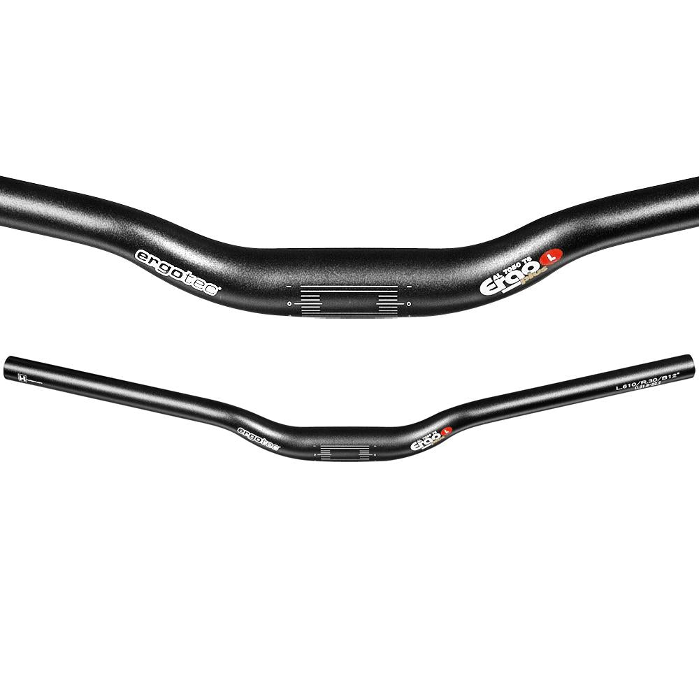 Ergotec Lenker Ergo plus S Ø 31,8 mm 570 mm Rise 30 mm 8° schwarz