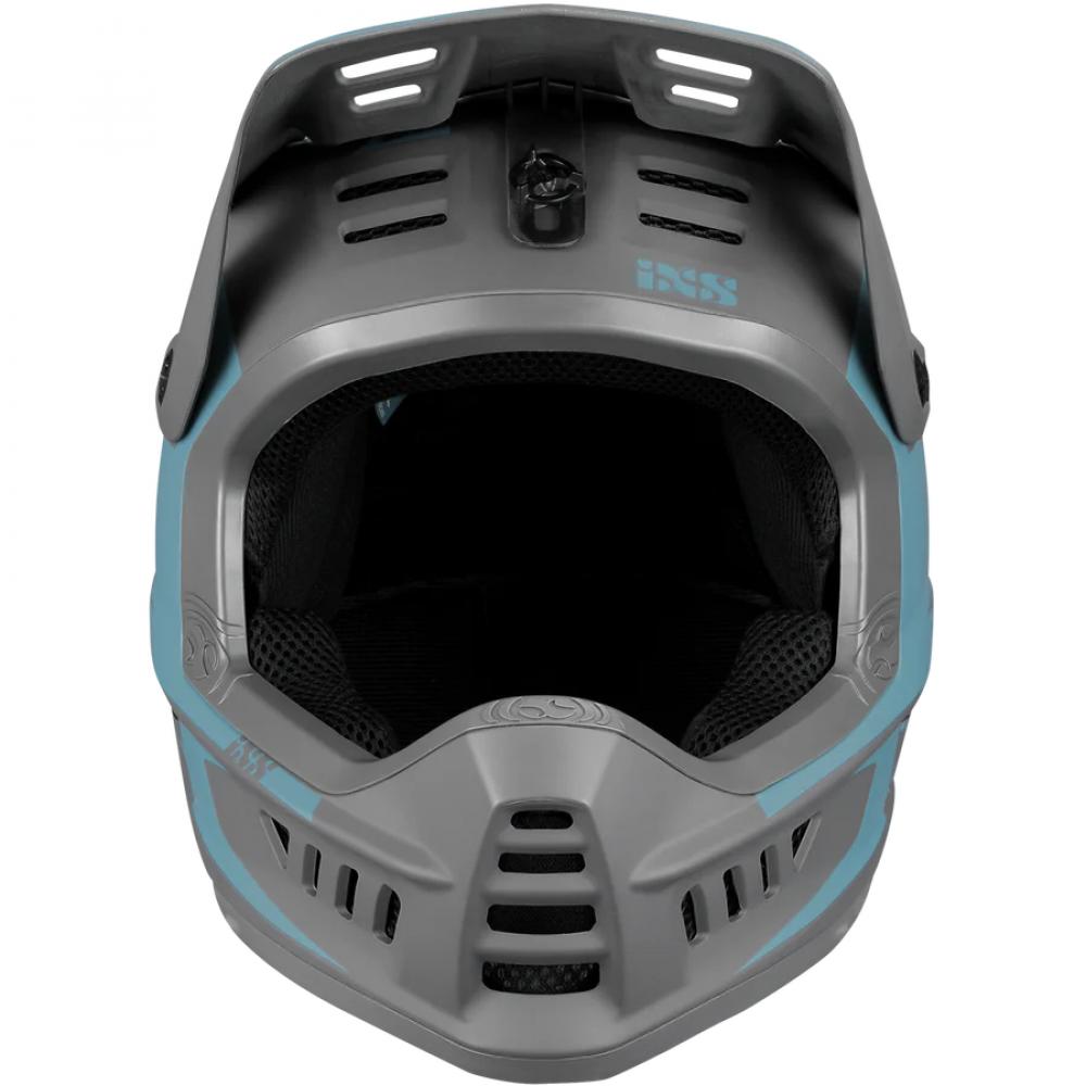 IXS Sports Division iXS XACT Evo helmet S/M Ocean-Graphite - Fullface-Helm mit Top-Belüftung