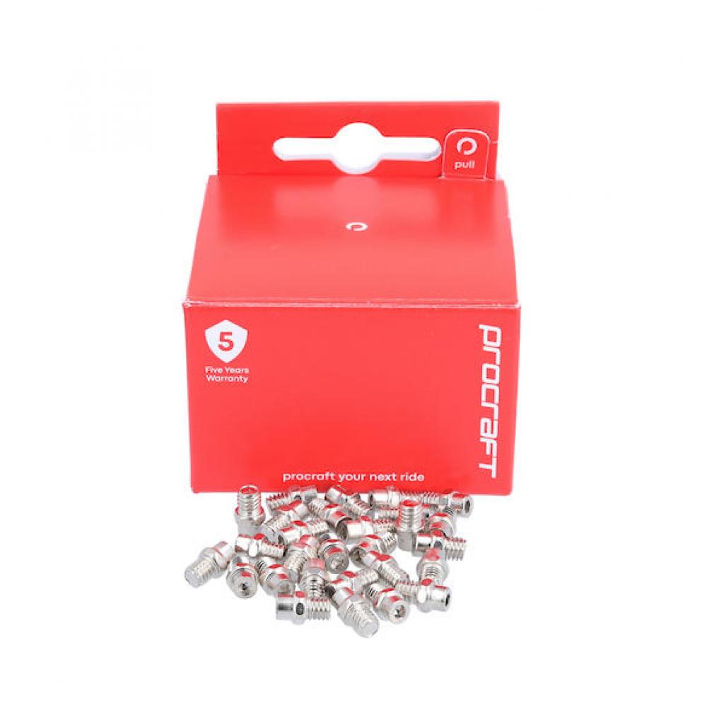 Procraft Pin Kit Small Grip Advanced Small Silber - Ersatzpins für sicheren Pedalgrip