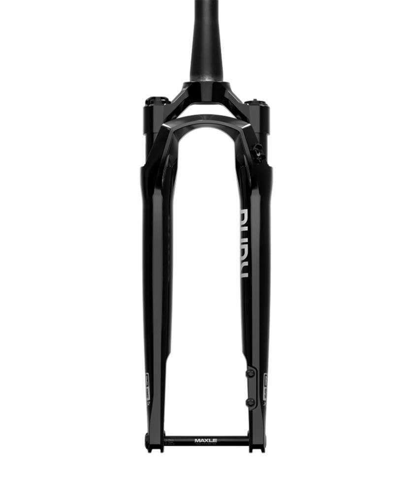 ROCKSHOX Federgabel Rudy Ultimate Race Day 2 - 700C, 12x100 mm Steckachse, 30 mm Federweg, 45 mm Offset, gloss black, leichte Gravel- und XC-Gabel