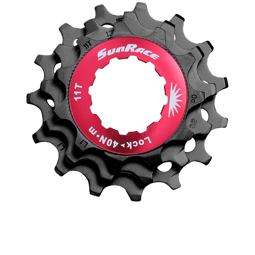 SunRace 12s Ersatzritzel 11-13-15z, incl. Lockring schwarz