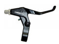 Tektro RS 360-A Aluminium Fahrrad Bremshebel, schwarz, links, mit TEKTRO Logo.