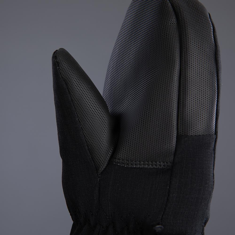 CHIBA Kids Basic Mitten - wasserdichte Kinder-Fäustlinge schwarz, Größe V