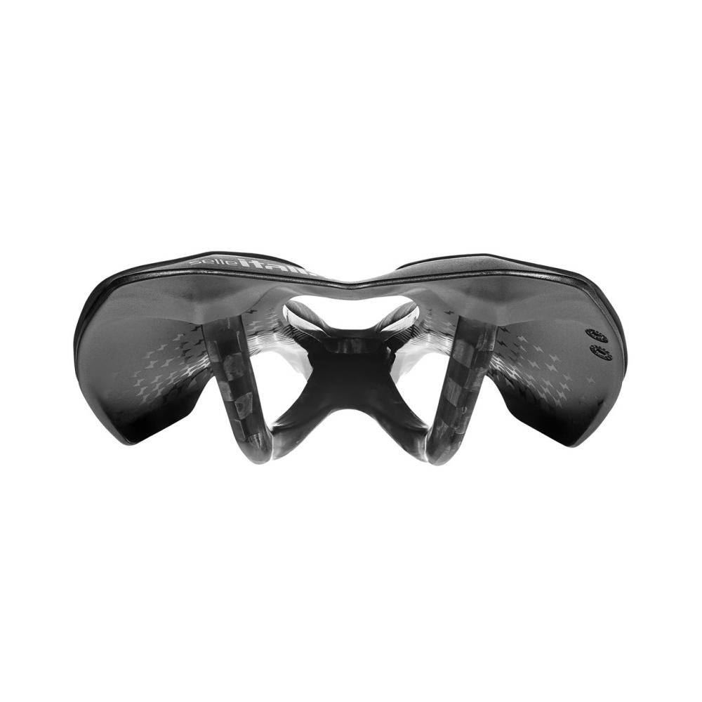 Selle Italia SLR Carbon S3 Rennsattel - Superflow, Carbon Rails Ø 7×9 mm, 118 g, 130×242 mm - Ultraleicht & Performance für Straße