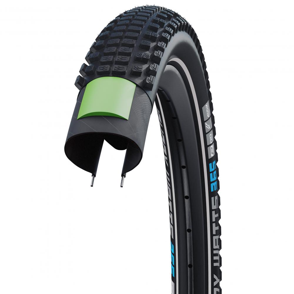 Schwalbe Reifen Johnny Watts 365 29x2.35 60-622 schwarz Reflex E-50 HS618 faltbar - Faltreifen - Fahrradreifen