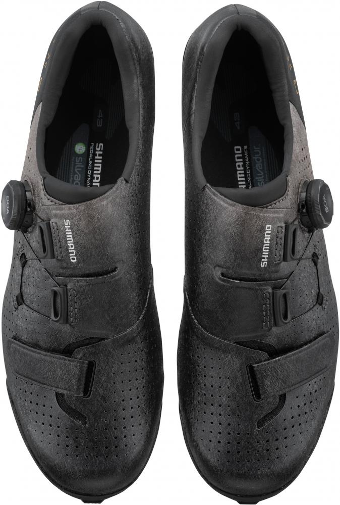 SHIMANO Fahrradschuhe RX801 - Gravel SPD, Herren/Damen, Größe 42, Schwarz