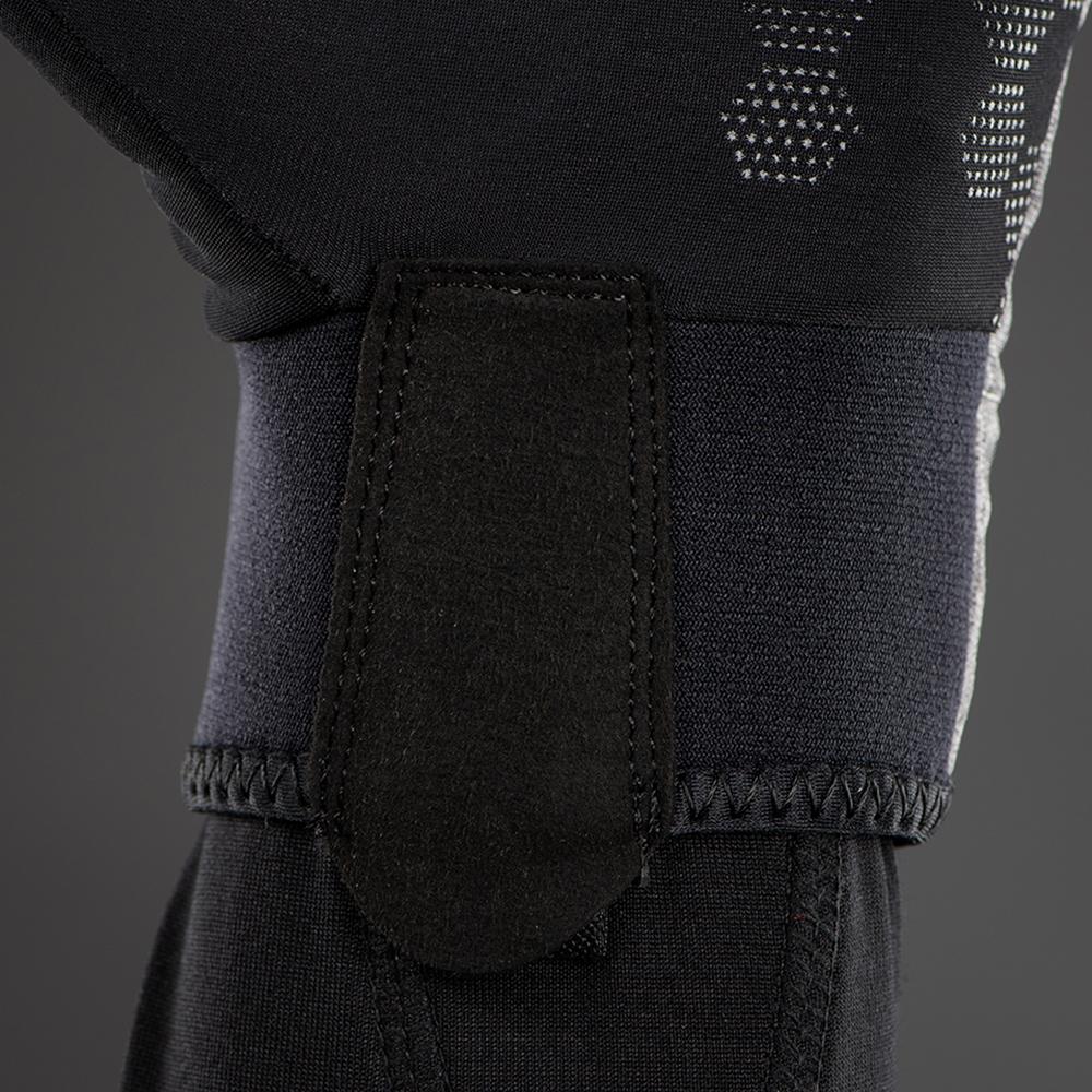 CHIBA Overflap Light - Radhandschuhe L hellgrau, wind- & wasserdicht, Thermofleece, Touchfinger