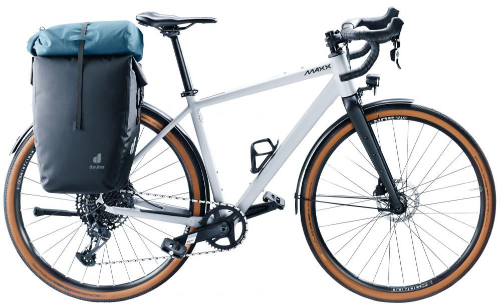 deuter Visby 20+5 Gepäckträgertasche - wasserdicht, BagFix-Halterung, 20-25 Liter