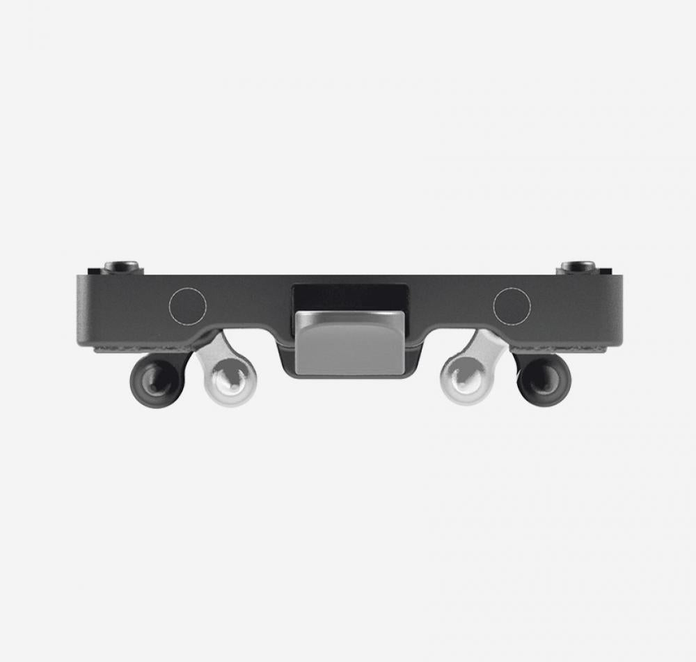 Racktime Snapit-System Adapter für Bask-it Deluxe Fahrradkorb, schwarz.