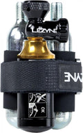 LEZYNE Tubeless CO2 Blaster mit 2 CO2 Kartuschen schwarz gold