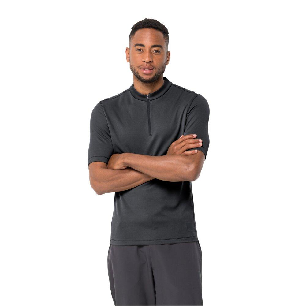 Jack Wolfskin Bike Commute Hz T M Synthetic Fiber T-Shirt Shortsleeve Phantom Größe L