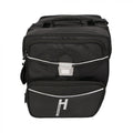 Haberland Doppeltasche 33l Max schwarz: Robuste Gepäckträgertasche mit viel Stauraum und hellen Reflektorstreifen.