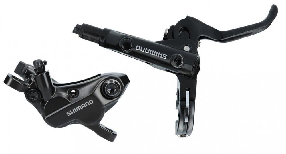 SHIMANO MT501 Scheibenbremse hydraulisch Hinterrad - MTB Bremse mit Bremsscheibe
