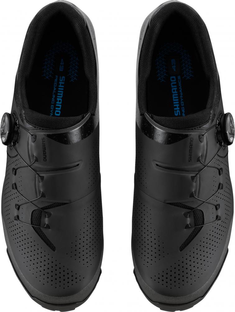 SHIMANO Fahrradschuhe XC302 Herren/Damen MTB SPD Fahrradschuhe Größe 43 breit Schwarz