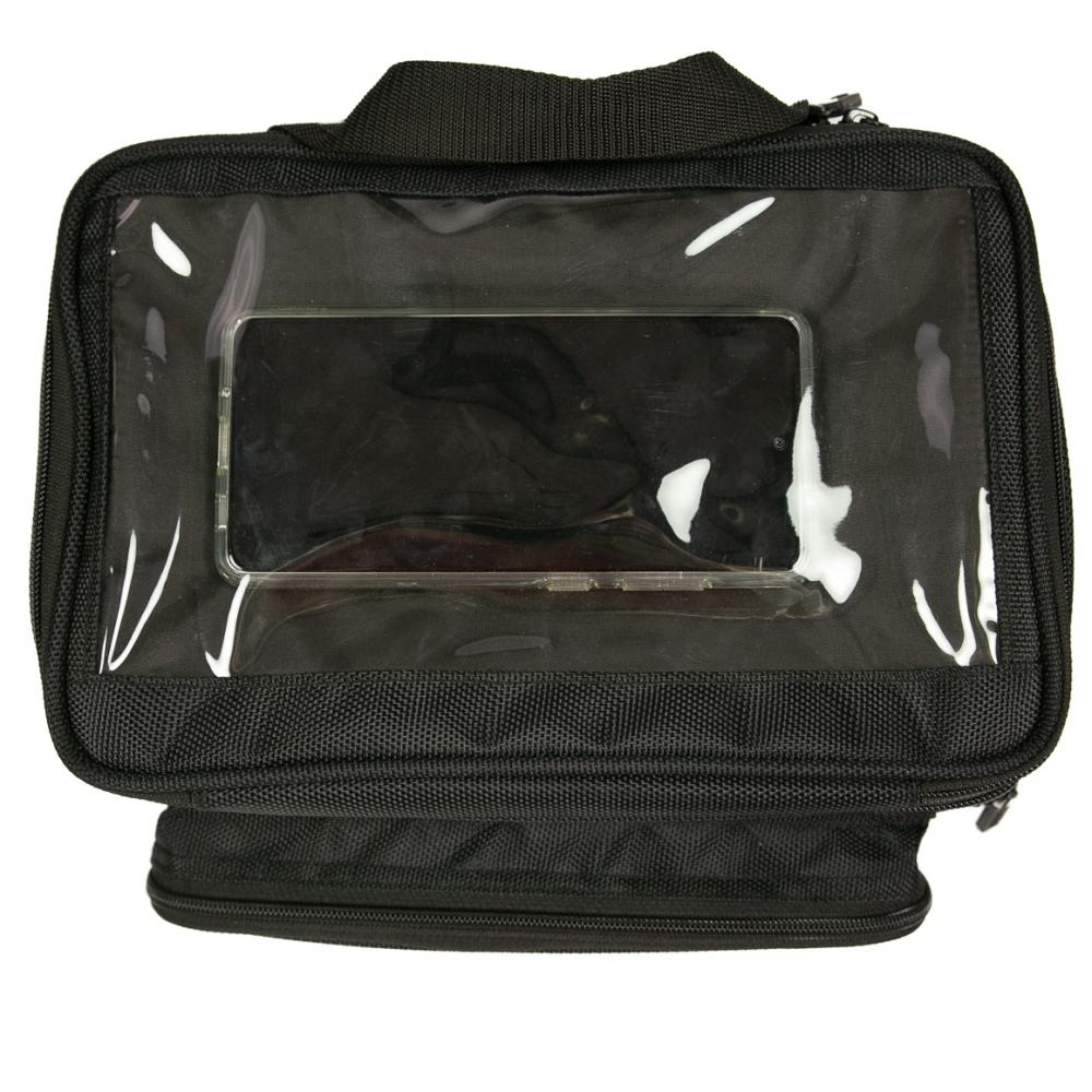 Haberland Lenkertasche 10l Max Plus schwarz - vielseitige Lenkertasche mit KLICKfix
