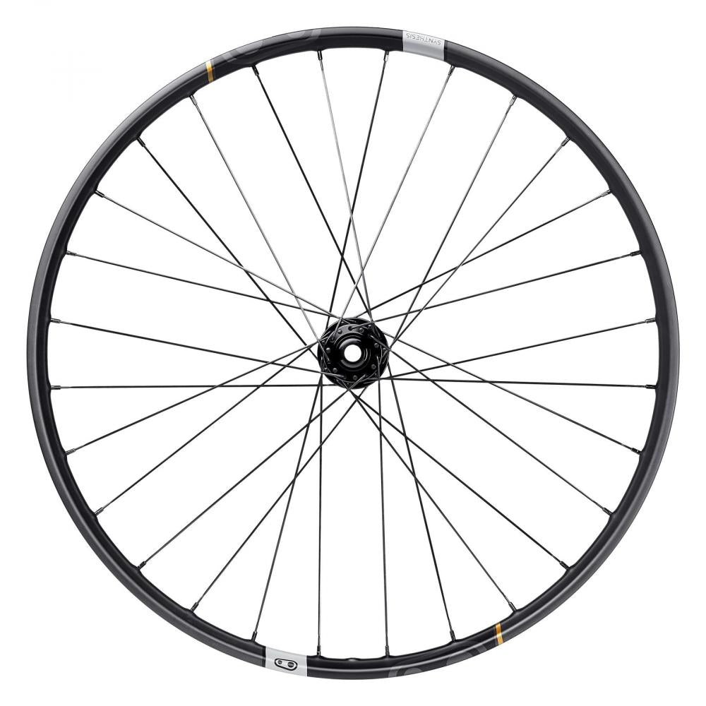 Crankbrothers Synthesis Aluminium Enduro Laufrad VR 27.5 Zoll Tubeless Ready, schwarz mit goldenen Akzenten