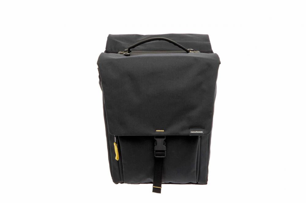 New Looxs Doppelpacktasche Tulum MIK Black Black - geräumige, alltagstaugliche Fahrradtasche