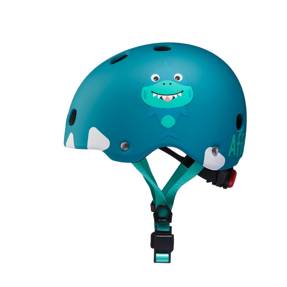 AFFENZAHN Micro Helm Hai Petrol Größe M