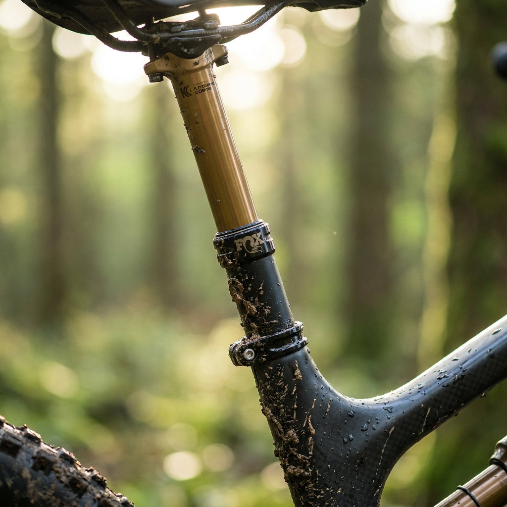 FOX Transfer Neo Upper Post 34.9 Kashima 150mm. Premium Oberteil für MTB Teleskopstützen. Robust, präzise, langlebig für Trail-Einsatz.