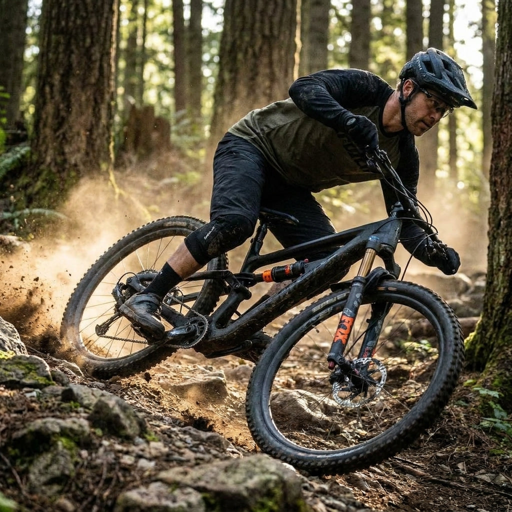 FOX Volume Spacer 2019 Orange: Optimiertes Mountainbike Fahrwerk für mehr Kontrolle, Durchschlagschutz und präzise Abstimmung.