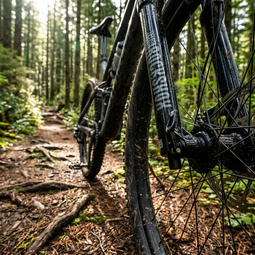 RockShox Maxle Lite Achs-System 15x150mm, schwarz. Leicht, stabil, werkzeugfrei. Ideal für Mountainbike Federgabeln.