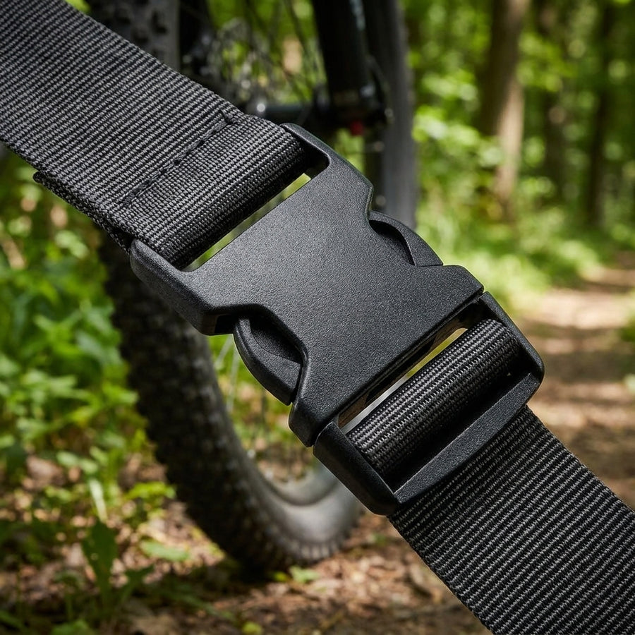 XLC Schnallenset BA-X29 schwarz 25mm für Fahrradtaschen und Rucksäcke. Robuster Ersatz für Gurte und Packtaschen. Sichere Befestigung.
