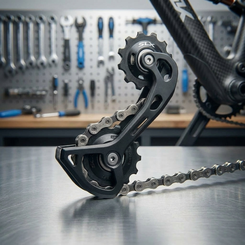Shimano SLX Deore Schaltrollensatz RD-M675 RD-M670 RD-M663 Ersatzrollen für Fahrrad-Schaltwerke.