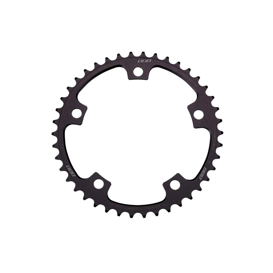BBB Cycling BBB Kettenblatt RoadGear 39T/130mm new anthrazit - präziser Antrieb für Rennräder
