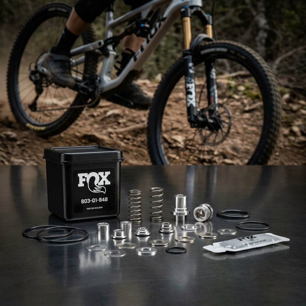 FOX Service Set 2025 GRIP X Rebound Valving RF FK für präzise Federgabel-Dämpfung und optimale MTB Performance. fahrradteiole.com.