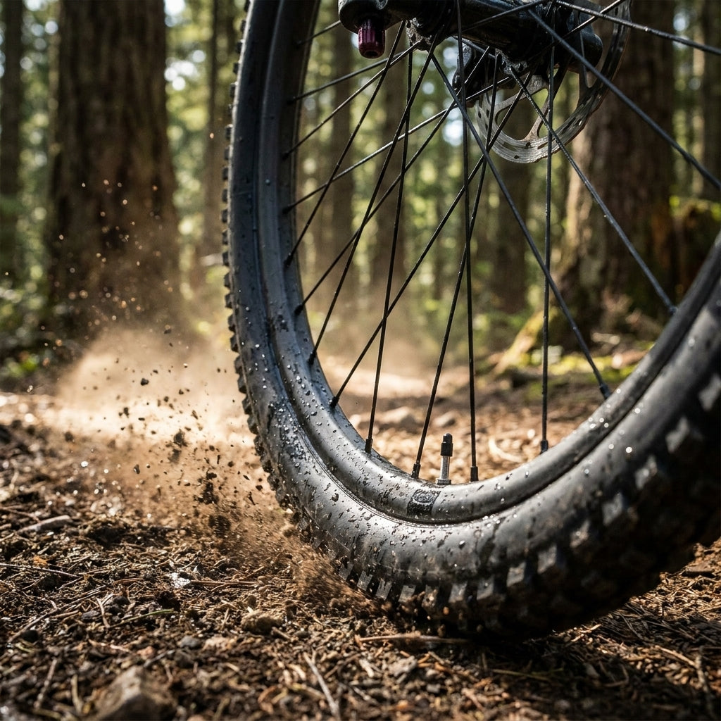 Crankbrothers Synthesis Speichen Kit VR 29 Zoll für Enduro Mountainbikes. Hochwertige schwarze Speichen und Nippel.