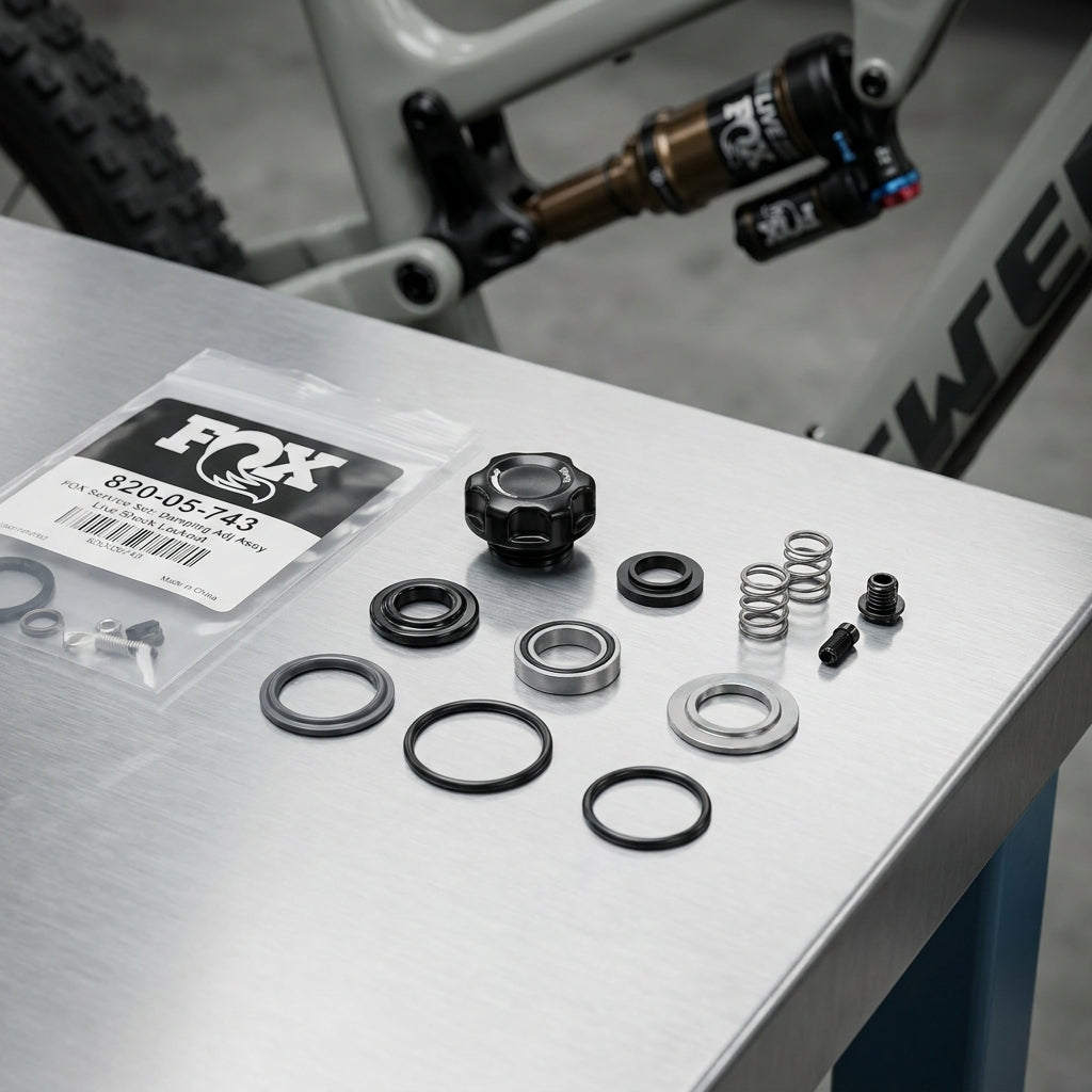 FOX Service Set für Dämpfungsjustage und Lockout an Live Shock Fahrwerken. Präzise Fahrradteile für optimale Suspension Performance.