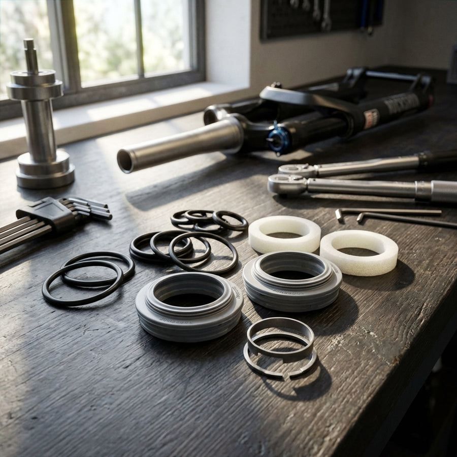 RockShox Service Kit Basic für Recon Gold A3 Federgabel 2013 bis 2016 Dichtungen und Ringe für Wartung.