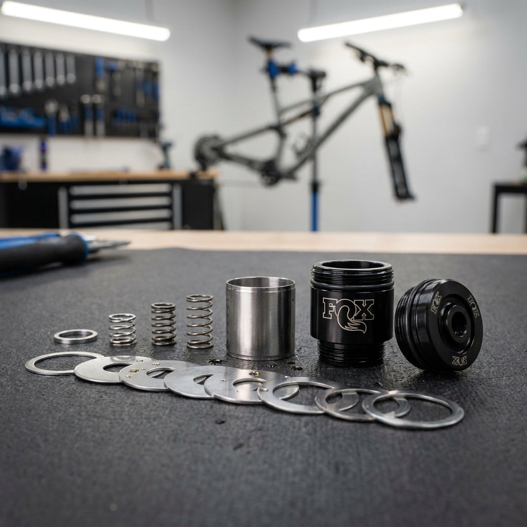 FOX Service Set Valve Stack Assy für Float Rebound Light RL SH. Präzise Dämpfer-Performance und Wartung für Mountainbikes.
