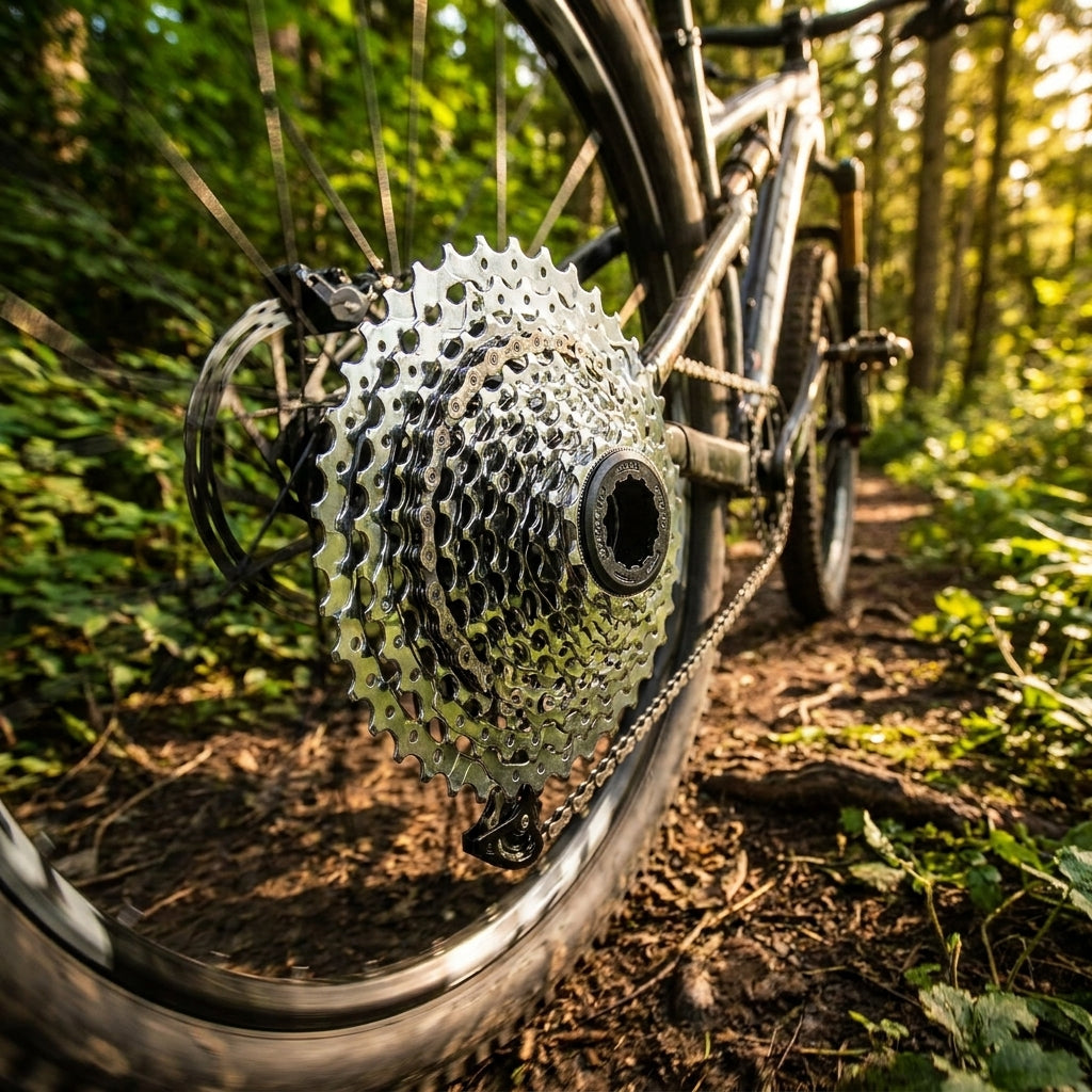 SRAM Kassette PG-950 MTB 9-fach 11-32T. Robuste Stahl Kassette für zuverlässige Schaltperformance am Mountainbike.