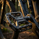 SHIMANO Pedal PD-GR500 Schwarz Flat Pedal - stabiler Plattformkörper für Trail- und All-Mountain-Einsatz